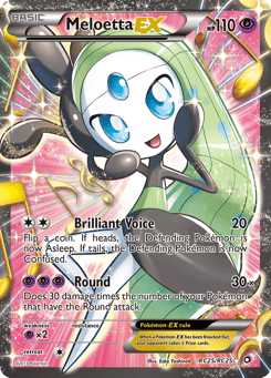 Meloetta-EX Legendary Treasures #RC25