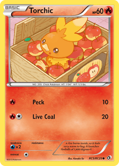 Torchic Legendary Treasures #RC5