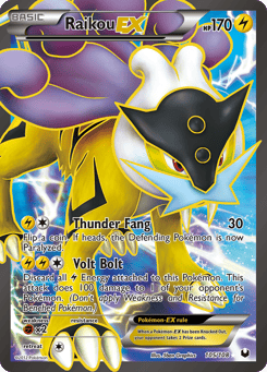 Raikou-EX Dark Explorers #105