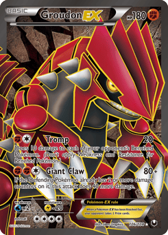 Groudon-EX Dark Explorers #106