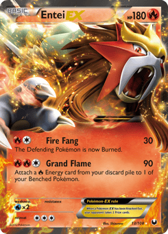 Entei-EX Dark Explorers #13