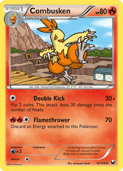 Combusken Dark Explorers #16