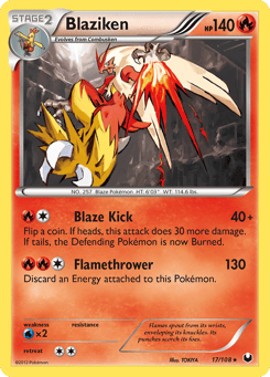 Blaziken Dark Explorers #17