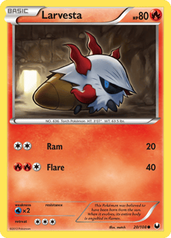Larvesta Dark Explorers #20