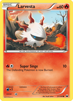 Larvesta Dark Explorers #21