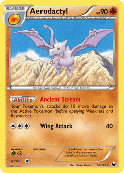 Aerodactyl Dark Explorers #53