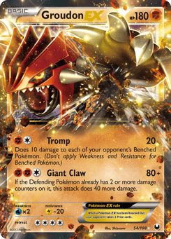 Groudon-EX Dark Explorers #54