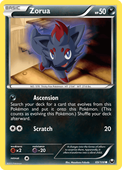 Zorua Dark Explorers #69