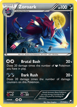 Zoroark Dark Explorers #71