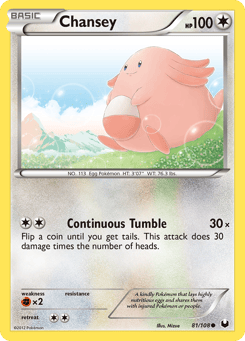 Chansey Dark Explorers #81