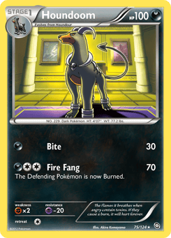 Houndoom Dragons Exalted #75