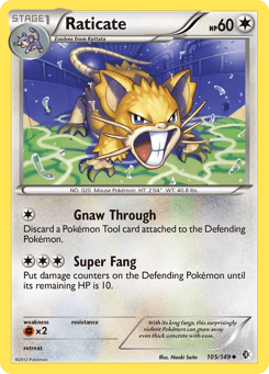 Raticate Boundaries Crossed #105