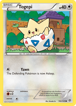 Togepi Plasma Storm #102