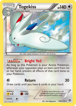 Togekiss Plasma Storm #104