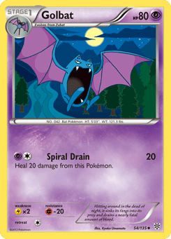 Golbat Plasma Storm #54