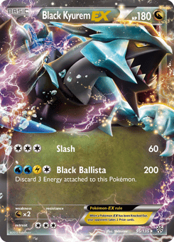 Black Kyurem-EX Plasma Storm #95