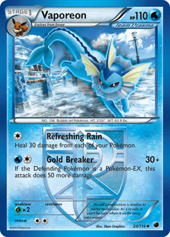 Vaporeon Plasma Freeze #20