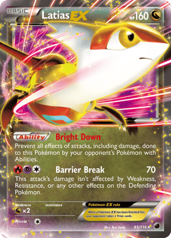 Latias-EX Plasma Freeze #85