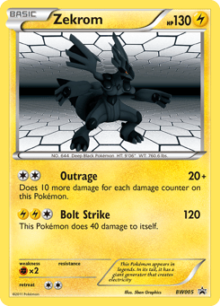 Zekrom BW Black Star Promos #BW005