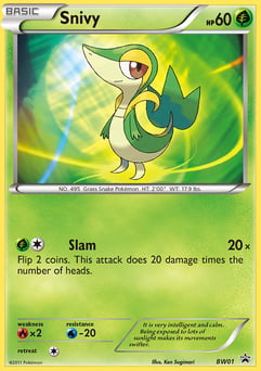 Snivy BW Black Star Promos #BW01