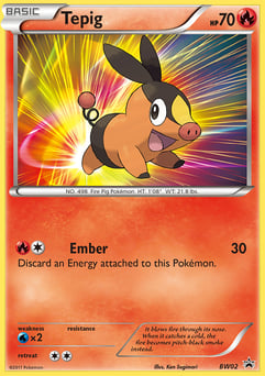 Tepig BW Black Star Promos #BW02