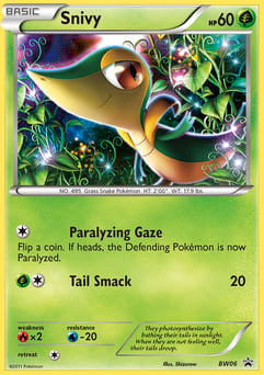 Snivy BW Black Star Promos #BW06