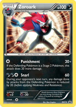 Zoroark BW Black Star Promos #BW19