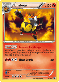Emboar BW Black Star Promos #BW21