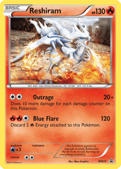 Reshiram BW Black Star Promos #BW23