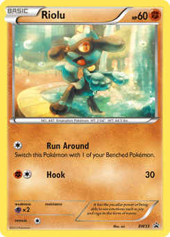 Riolu BW Black Star Promos #BW33