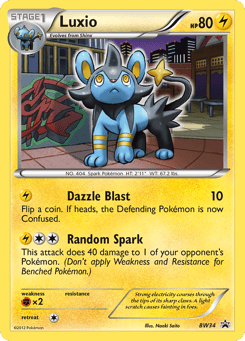 Luxio BW Black Star Promos #BW34