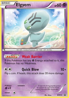 Elgyem BW Black Star Promos #BW55