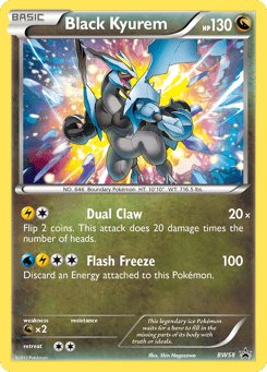 Black Kyurem BW Black Star Promos #BW58
