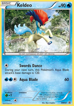 Keldeo BW Black Star Promos #BW60