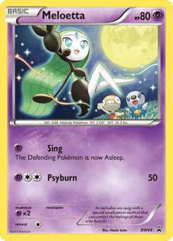 Meloetta BW Black Star Promos #BW68