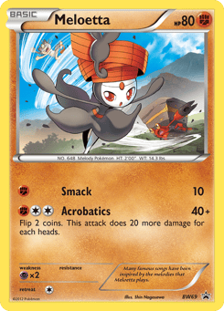 Meloetta BW Black Star Promos #BW69