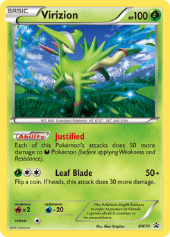 Virizion BW Black Star Promos #BW70