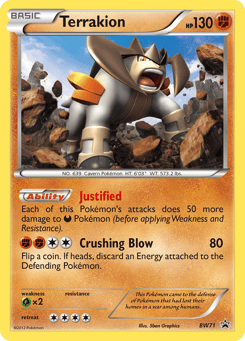 Terrakion BW Black Star Promos #BW71
