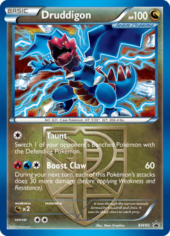 Druddigon BW Black Star Promos #BW80