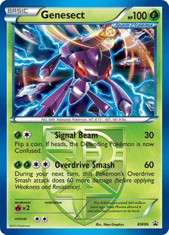 Genesect BW Black Star Promos #BW86