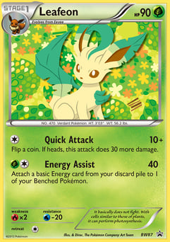 Leafeon BW Black Star Promos #BW87