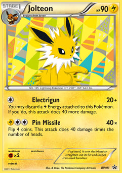 Jolteon BW Black Star Promos #BW91