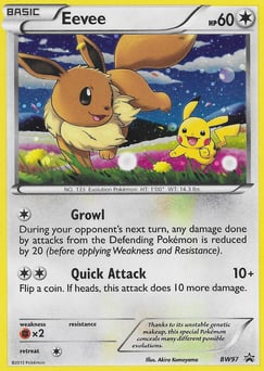 Eevee BW Black Star Promos #BW97