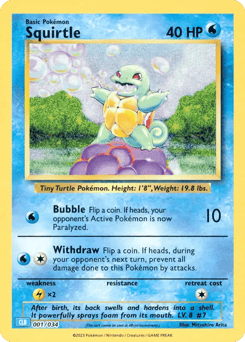 Squirtle Pokémon TCG Classic - Blastoise #1