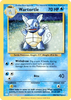 Wartortle Pokémon TCG Classic - Blastoise #2