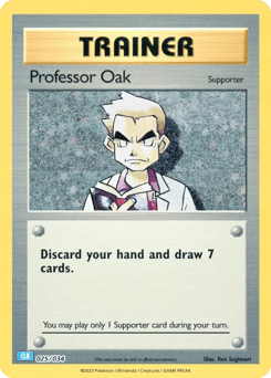 Professor Oak Pokémon TCG Classic - Blastoise #25