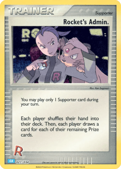 Rocket's Admin Pokémon TCG Classic - Blastoise #27