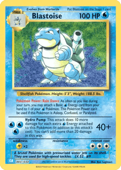 Blastoise Pokémon TCG Classic - Blastoise #3