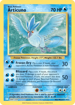 Articuno Pokémon TCG Classic - Blastoise #9