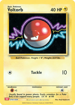 Voltorb Pokémon TCG Classic - Charizard #10